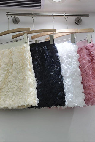 Floral Embellished Mini Skirt