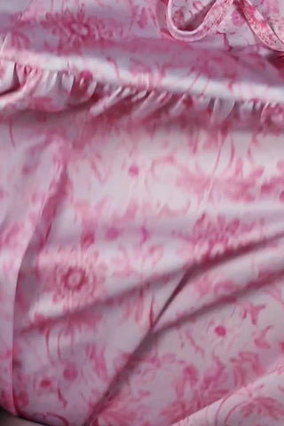 Floral Maxi Dress with Tie-Front Detail