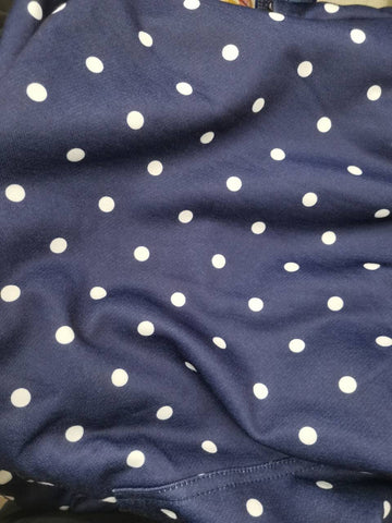Polka Dot Hooded Sweatshirt