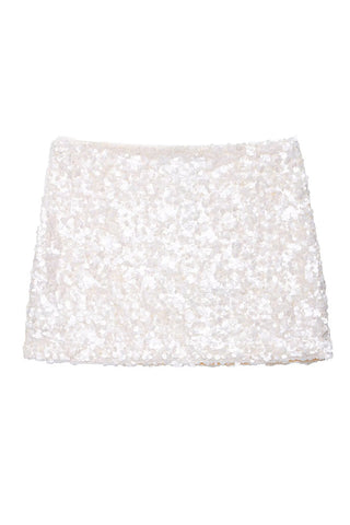 Sequin A-Line Mini Skirt
