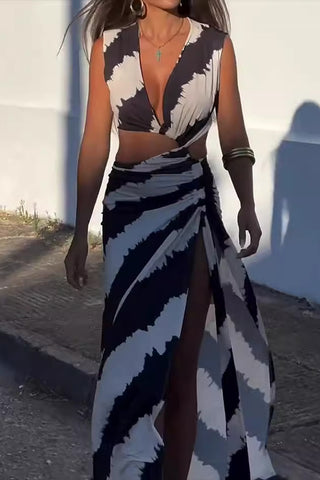 Stylish Cut-Out Maxi Dress