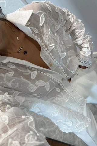 Patterned Long Sleeve T-Shirt