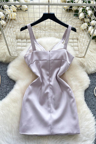 Embellished V-Neck Night Out Dress