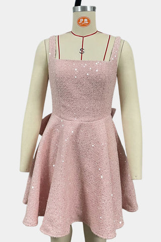 Sequin Embellished Evening Dress