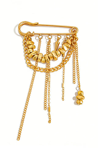 Elegant Chain Brooch for Women