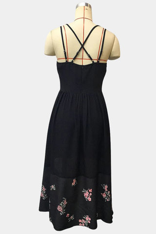 Flowy Floral High-Low Dress