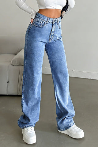 Casual Straight Denim Jeans