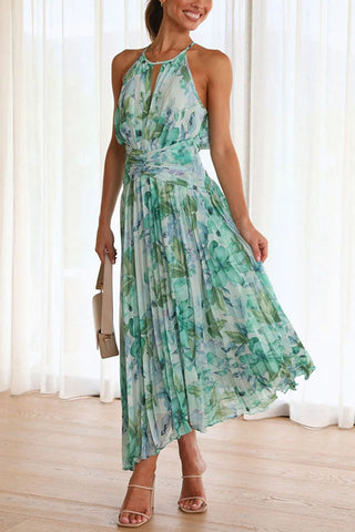 Floral Halter Dress
