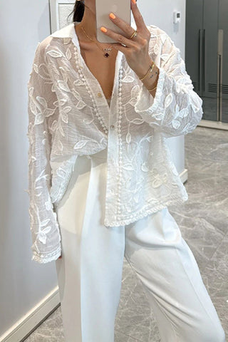 Patterned Long Sleeve T-Shirt