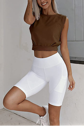 Sleeveless Relaxed Fit T-Shirt