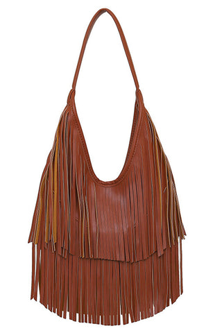 Fringe Detail Shoulder Bag Accessory