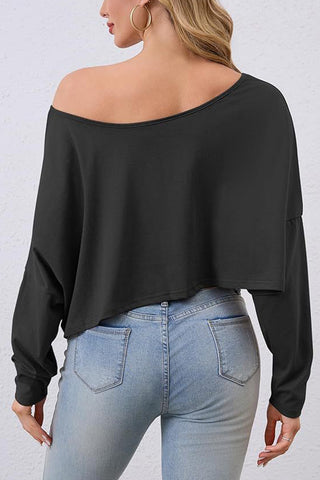 One-Shoulder Asymmetric T-Shirt
