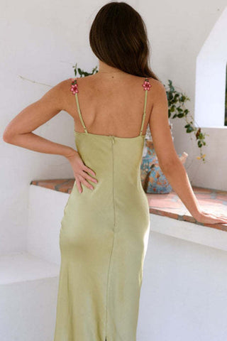 Floral Embellished Evening Gown