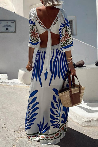 Floral Print Vacation Dress