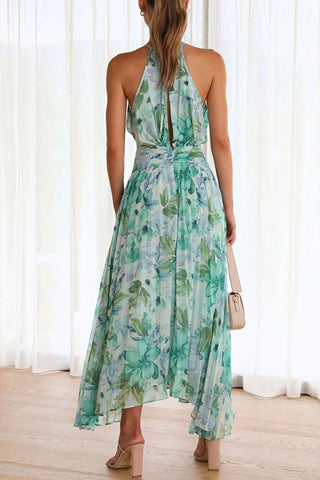 Floral Halter Dress