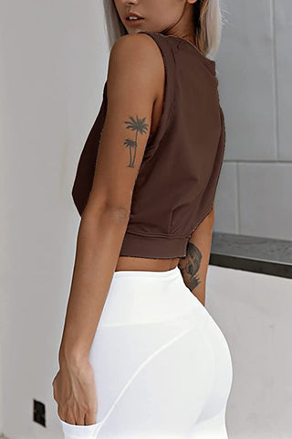 Sleeveless Relaxed Fit T-Shirt