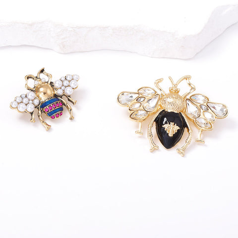Crystal Bee Brooch