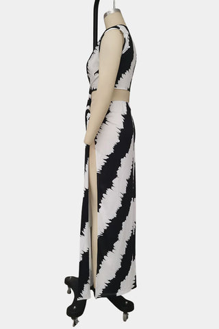 Stylish Cut-Out Maxi Dress