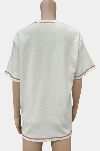 Graphic Bird Print T-Shirt