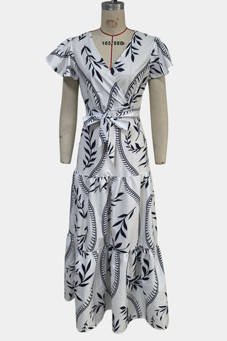 Floral Print Casual Maxi Dress