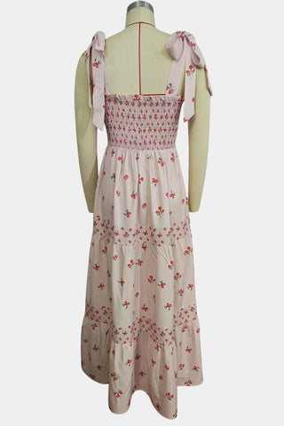 Floral Smocked Maxi Dress