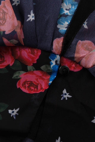 Floral Ruffle Skirt Set