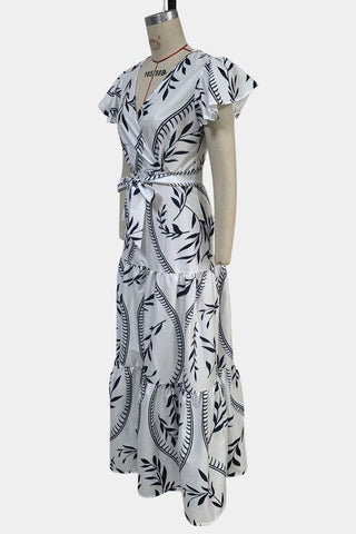 Floral Print Casual Maxi Dress