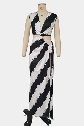 Stylish Cut-Out Maxi Dress