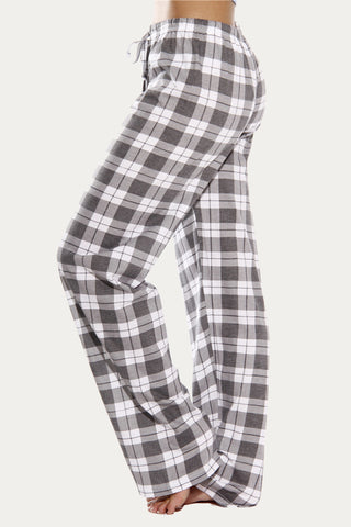 Relaxed Plaid Lounge Pants
