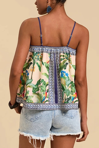 Flowy Printed Camisole Top