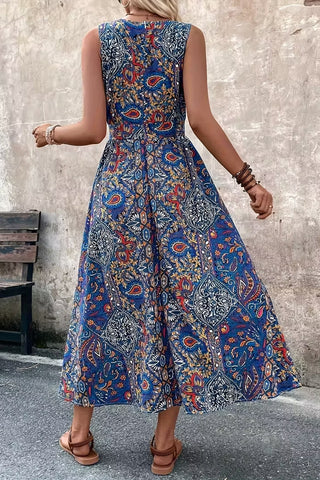 Paisley Layered Detail Romper