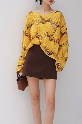 Crochet Long Sleeve Top