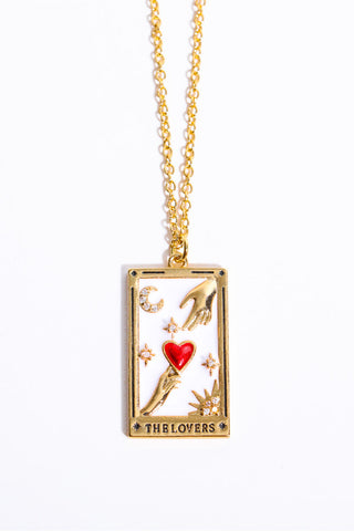 Rectangular Tarot Pendant Necklace