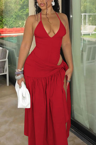Elegant Wrap Skirt Set