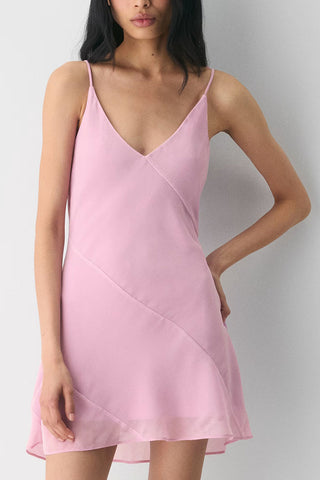 Tie Strap Wrap Mini Dress