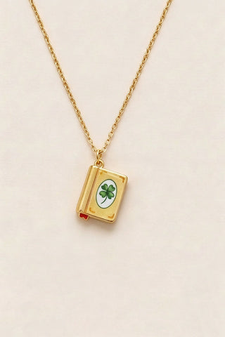 Mini Book Pendant Necklace