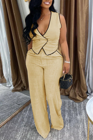 Elegant Two-Piece Pants Set