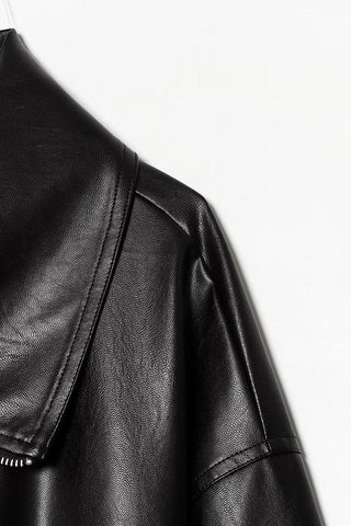 Zip-Front Collar Jacket