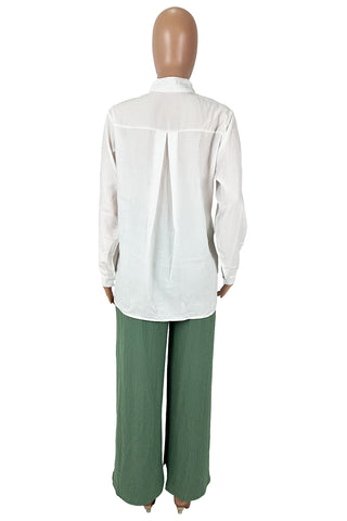 Floral Shirt and Pants Set