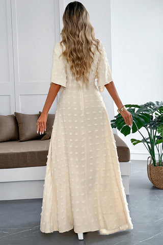 Elegant V-Neck Maxi Dress