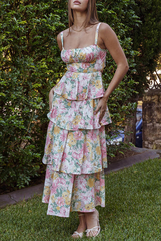 Floral Tiered Sundress