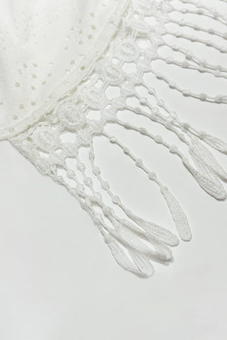 Halter Fringe Tank Top