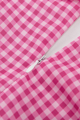 V-Neck Ruffled Casual Dress