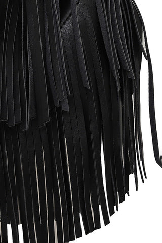Fringe Detail Shoulder Bag Accessory