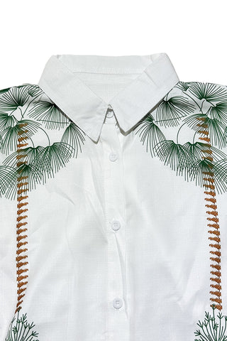 Floral Shirt and Pants Set