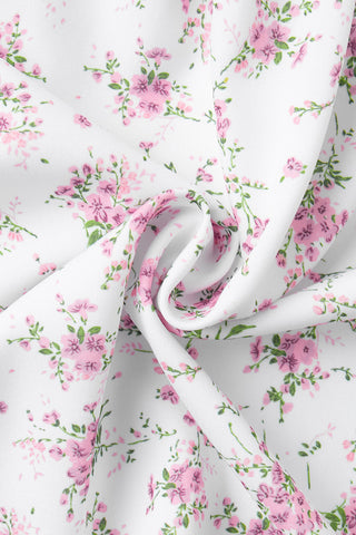 Floral Long-Sleeve Casual Dress