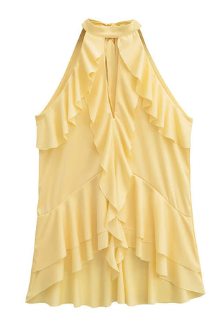 Halter Tie Back Tank Top