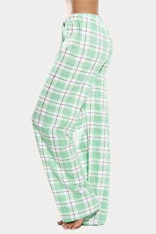 Relaxed Plaid Lounge Pants