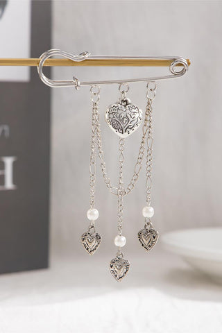 Stylish Chain Brooch Accessory