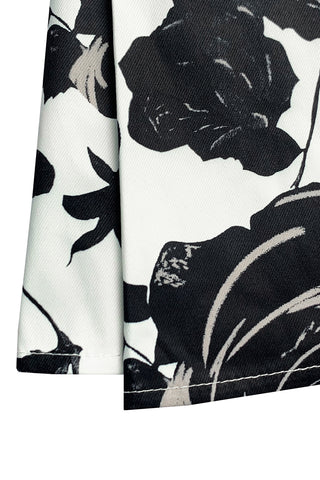 Floral Button-Front Mini Dress